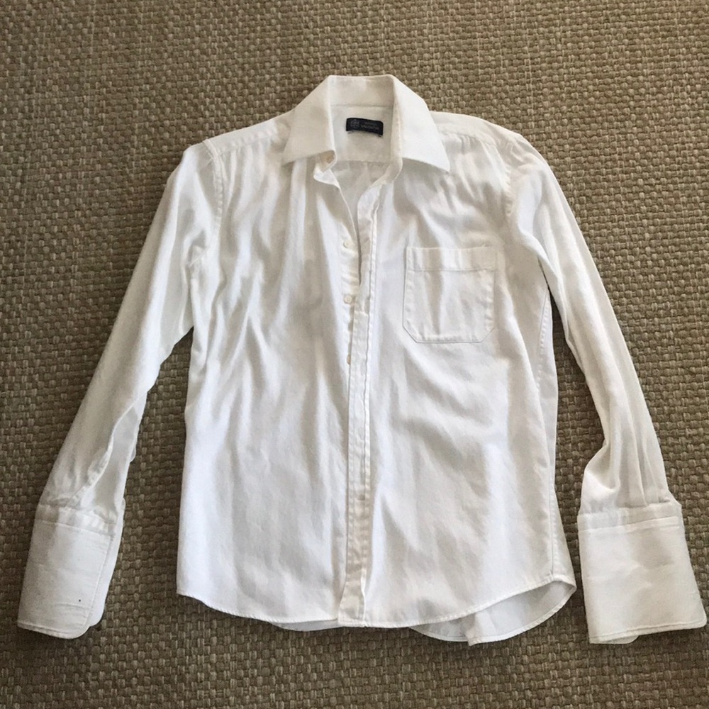 White button down